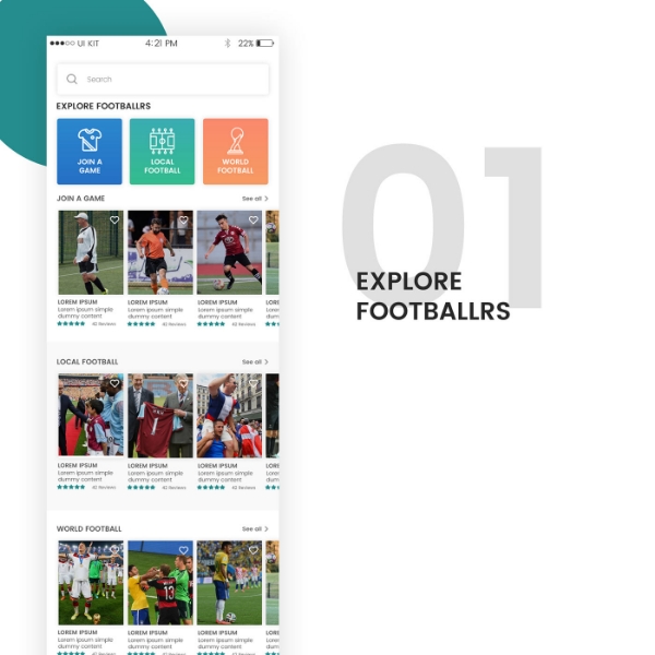 Fooball Player App